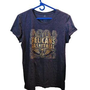 Adidas Tee New Orleans Pelicans Basketball Girls T-Shirt 2XL    JH689